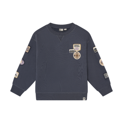 Oversized Sweater Badges Odyssey Gray