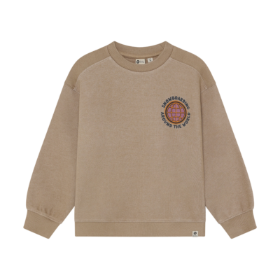 Oversized Sweater Backprint Plaza Taupe