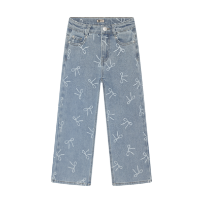 Denim Wide Fit Bow