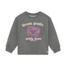 Sweater Artwork Mid Grey Melange