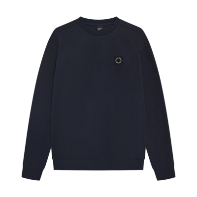 Loose Fit Sweat Badge Brushed Navy