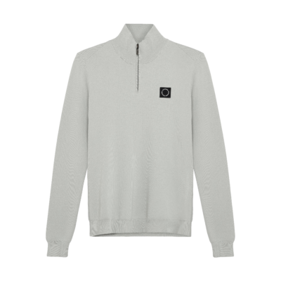 Knitwear Zip Collar Dusty Kit