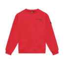 Loose Fit Sweat Indian Brushed Bright Red