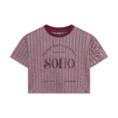 T-shirt Wide Cropped Fig