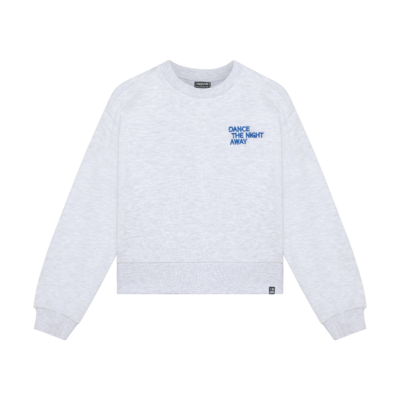 Sweater Grey Melange Grey White Melange