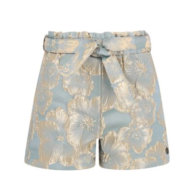 Fendy Flo girls jacquard short Aqua