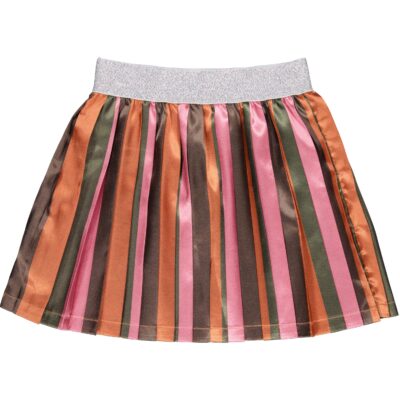 Skirt Lorine AOP Soft Grey Stripe
